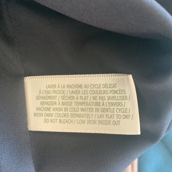 A line navy blue skirt - Picture 5 of 5